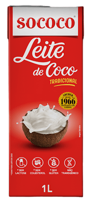 Leite De Coco Tradicional Sococo 1L - 12 Unidades